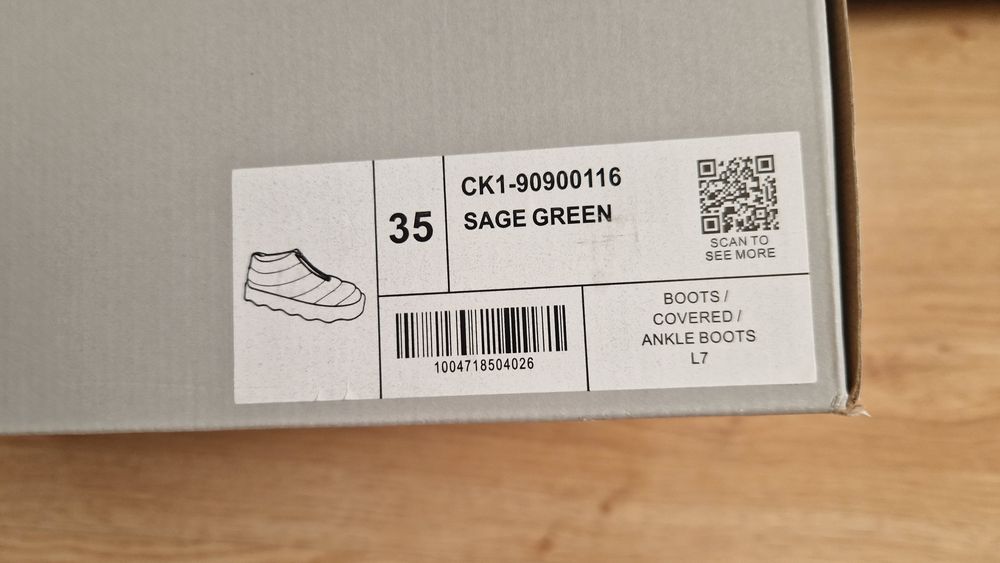 Ботинки демисезонные,  35 размер