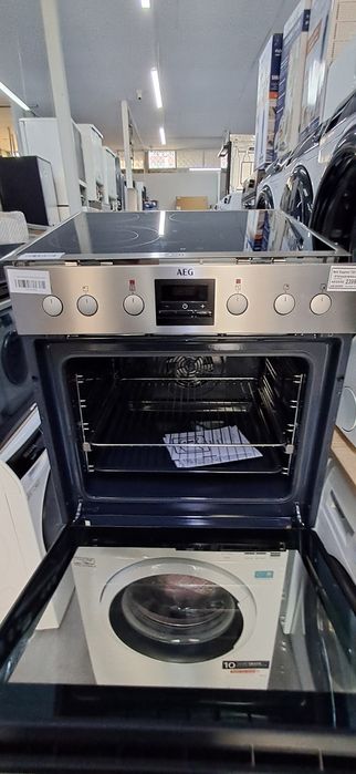 Set AEG Cuptor 72l + plita vitroceramica Import Germania Garanție