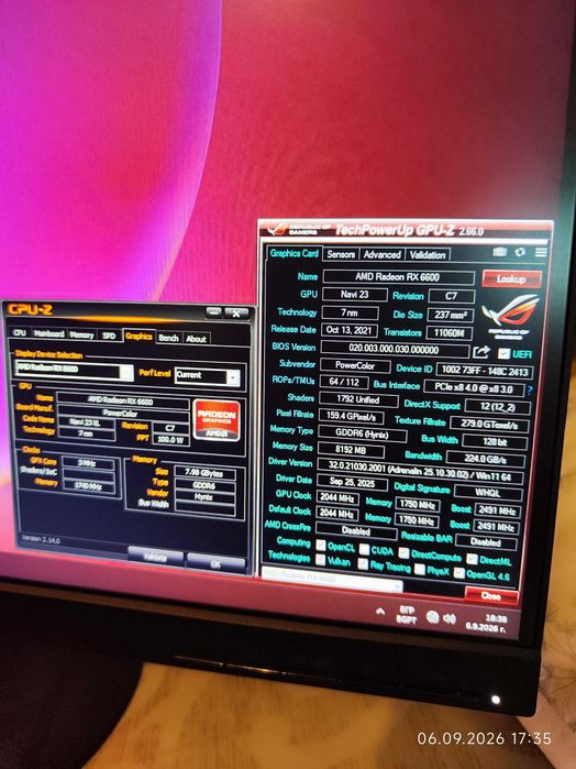 Видеокарта RX 6600 8GB PowerColor Fighter