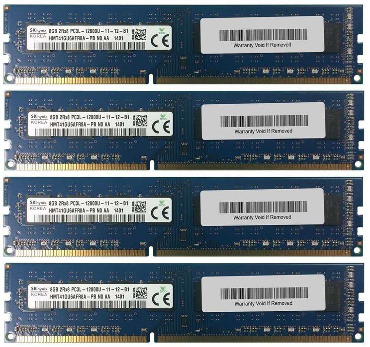 RAM 32GB 4x8gb SK Hynix 1600Mhz DDR3