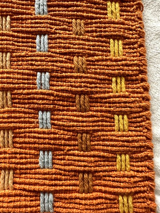 Интерьерный коврик (ручная работа)