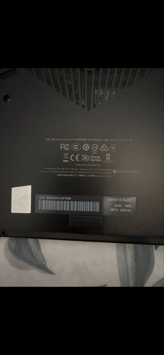 Laptop Gaming Gigabyte Aero 15 4K OLED XD