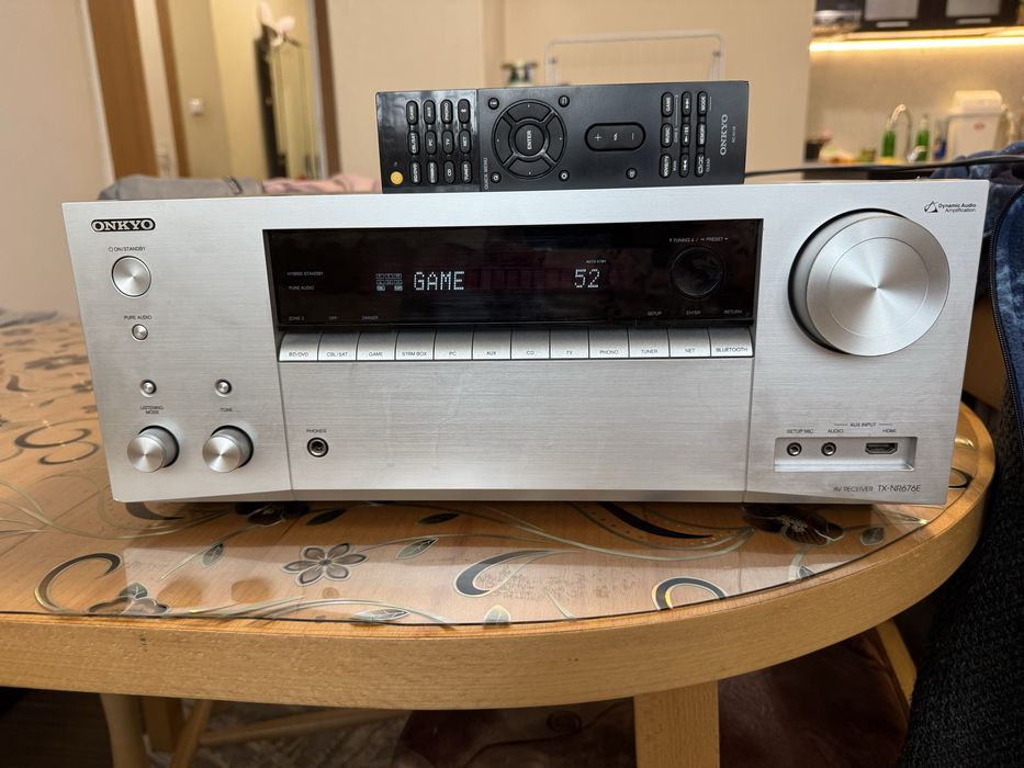 Onkyo TX-NR676e resiver Bluetooth Wi fi