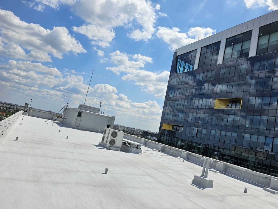 Hidroizolații acoperișuri – curățare, scanare, reparații, mentenanță