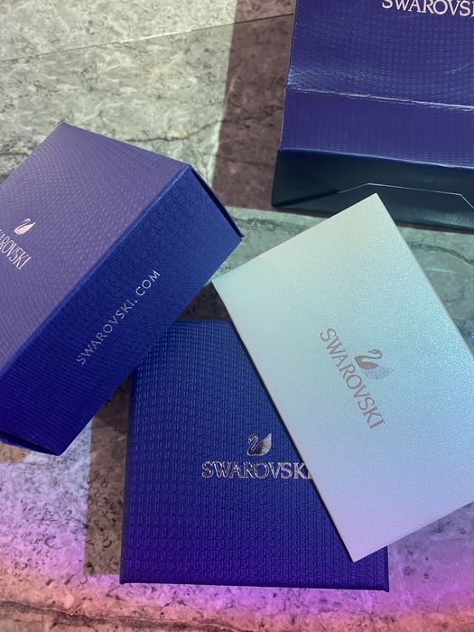 Lantisor / Colier / Pandantiv Swarovski Iconic Swan Black