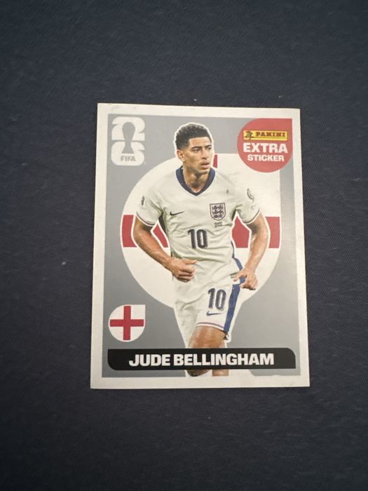 Cartonas extra sticker Panini Fifa world cup Jude Bellingham Silver