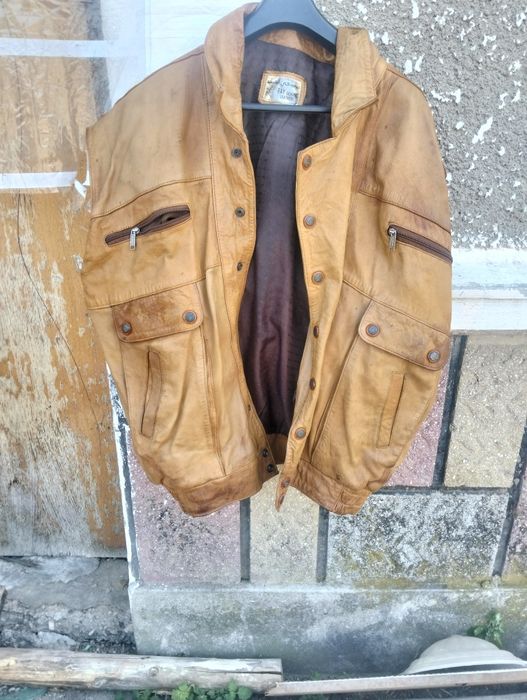 Geci de piele bărbați , XXL,second hand