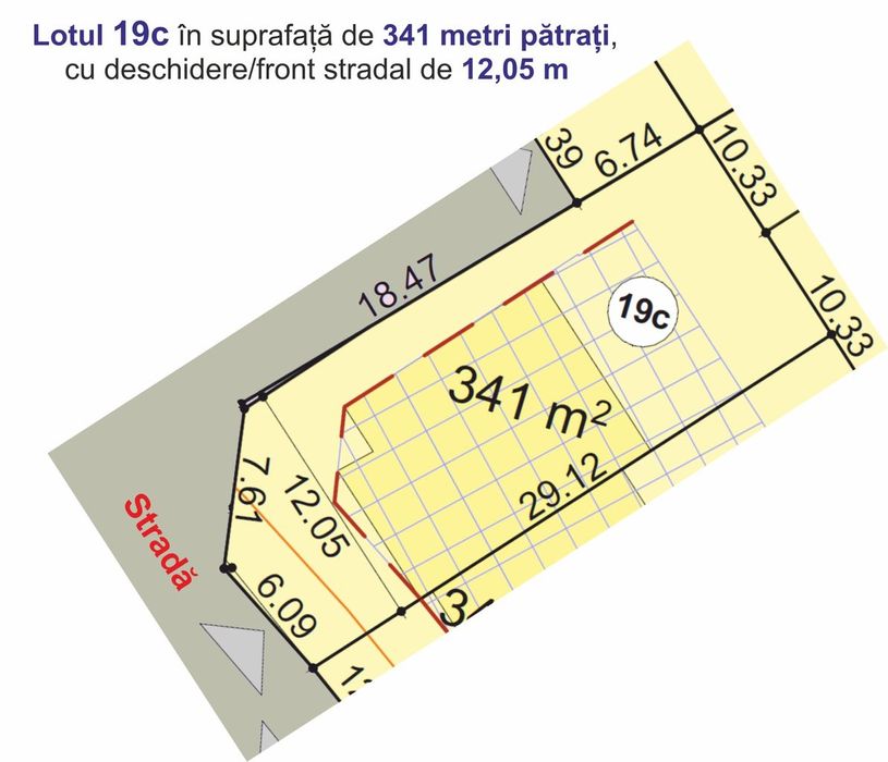 Acum! Cumpără lot de teren constucții casa în Sibiu-str Viile Sibiului