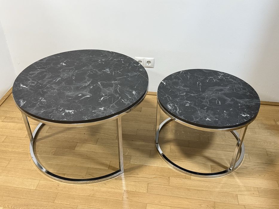 SET Masa living/bucatarie + 6 scaune + 2 mesute cafea OFERTA