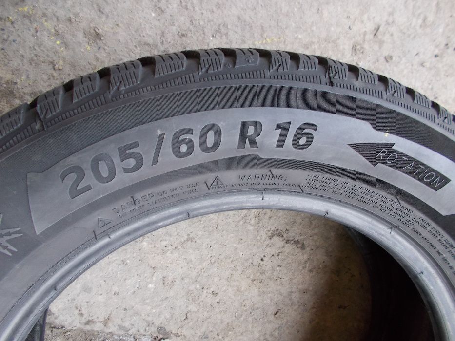 4 anvelope iarna Michelin 205 60 16 profil 7,5 mm