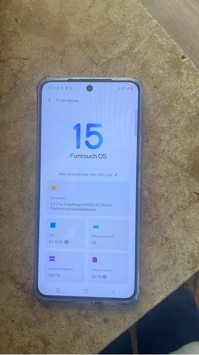 Телефон Vivo v60 lite  с гарантии