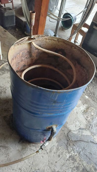 Butoi cu serpentina de cupru