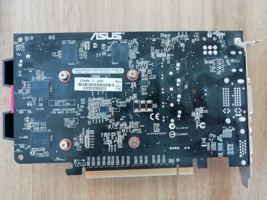 Видео карта ASUS GTX650-E-2GD5 2GB GDDR5 128bit DVI-D HDMI
