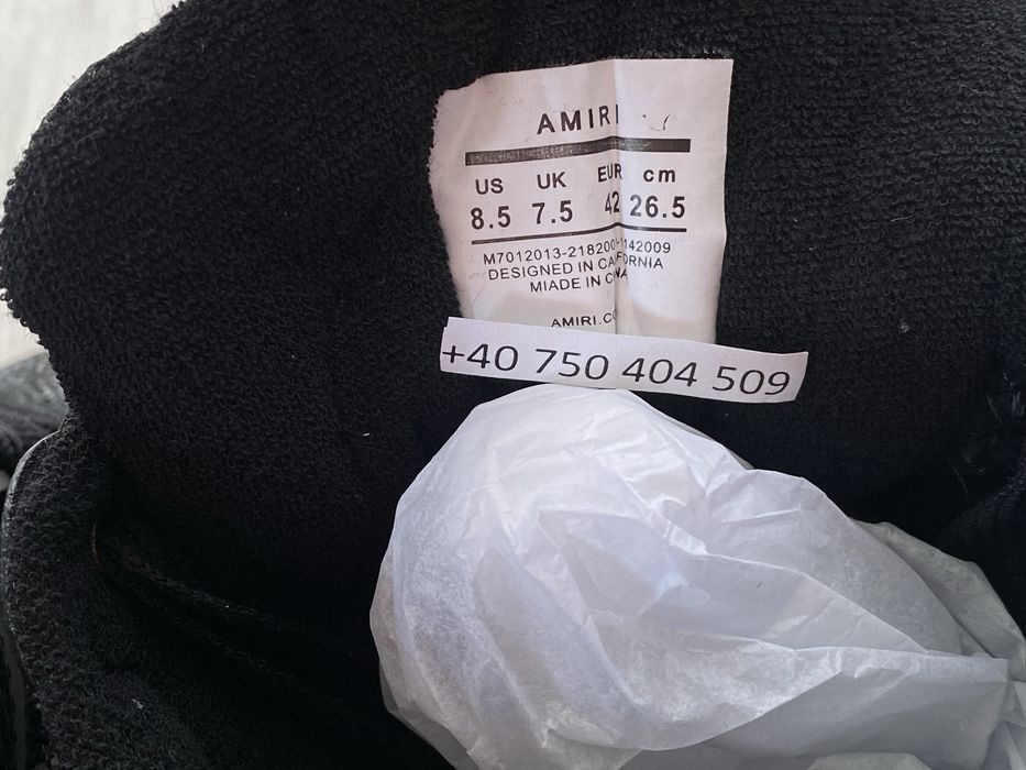 Amiri MA-1 Black Crystal 42