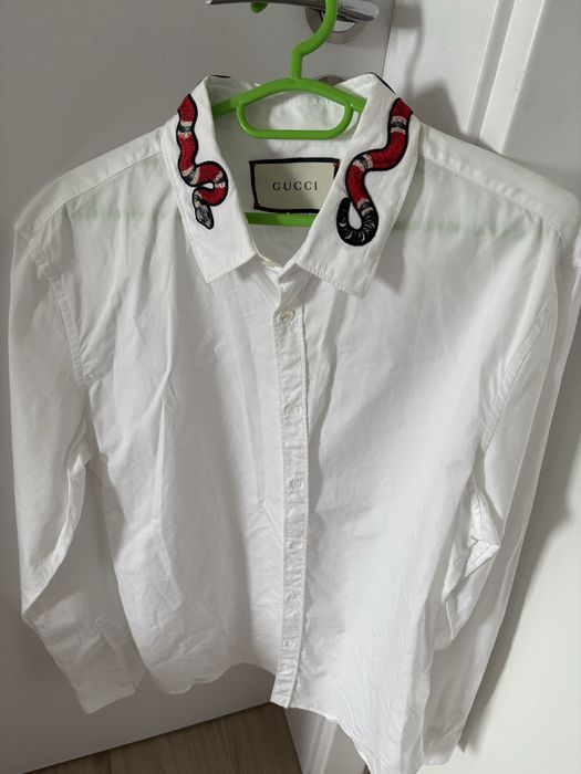 Camasa GUCCI python originala broderie sarpe unisex