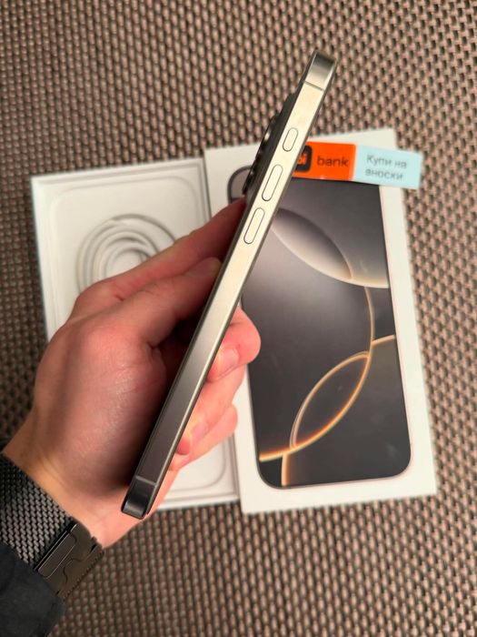 КАТО НОВ! 256Gb*ЛИЗИНГ* iPhone 16 Pro Max Natural Titanium