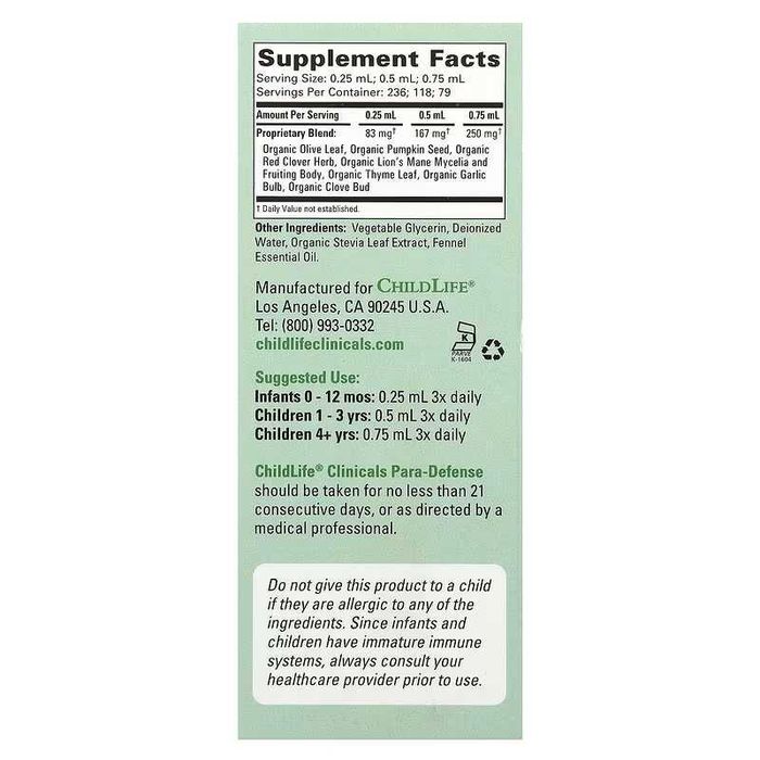 ChildLife Clinicals Para-Defense Para Defense