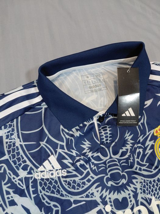 Tricou echipa fotbal Adidas albastru