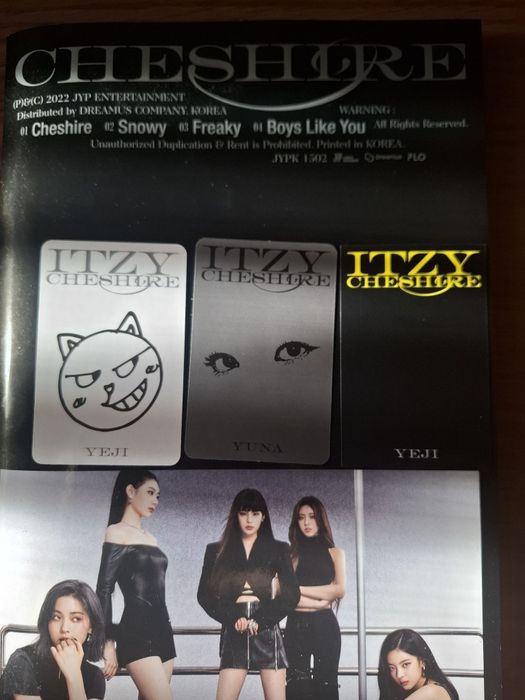 Album kpop Itzy- Chesire, standard edition