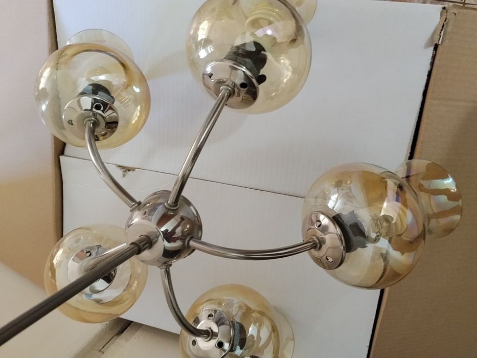 Абажур 5 лампи здрав