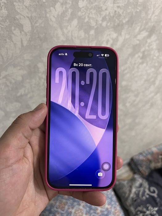 Iphone 16 розовый, 128 ГБ. Акб 91%.