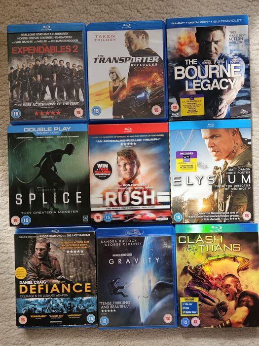 Оригинални Blu-Ray и сериали на Английски език от лична колекция