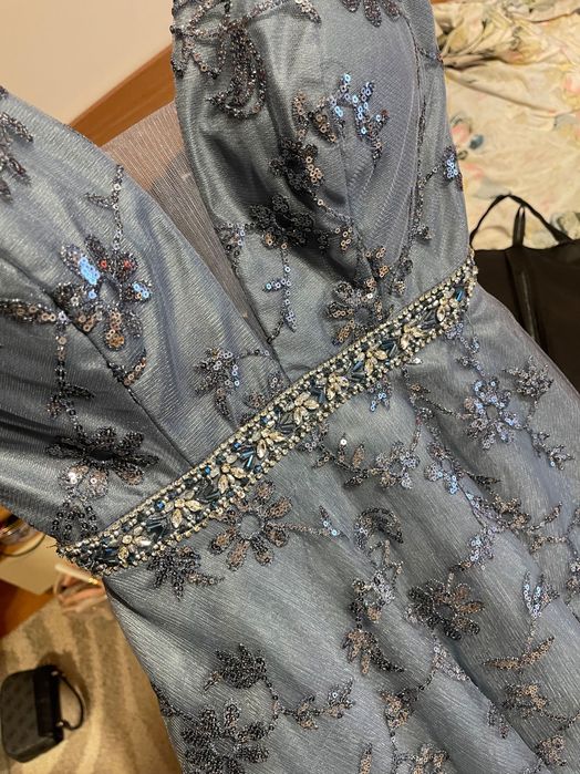 Бална рокля синя