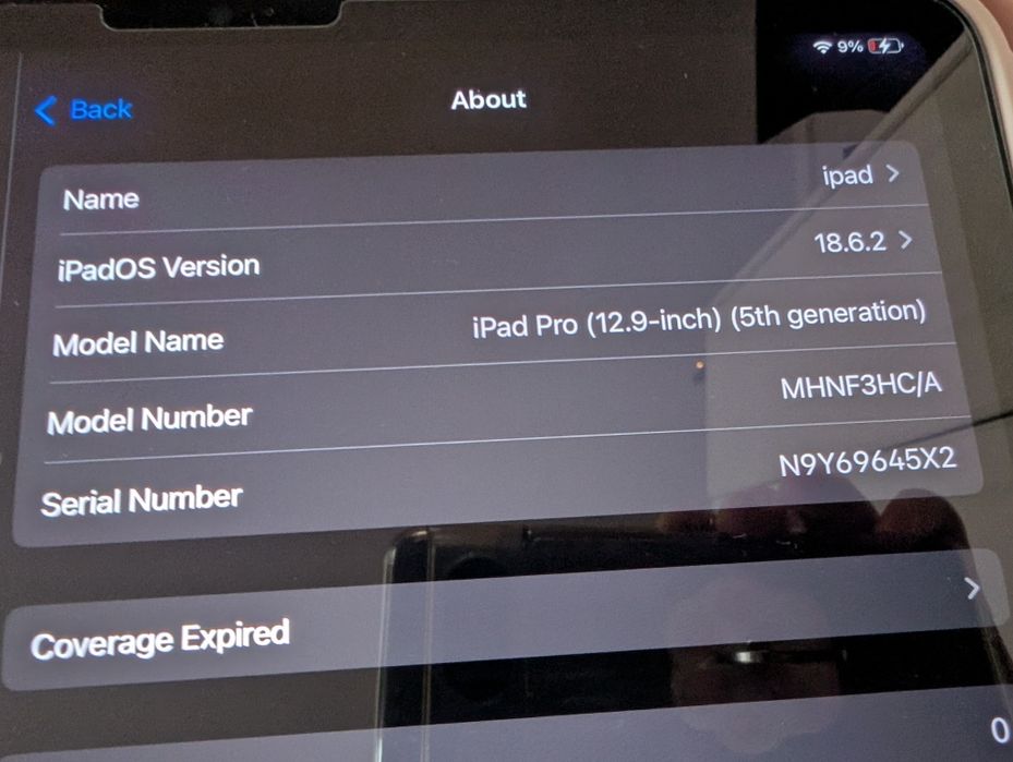 iPad Pro 5th gen. 12.9 inch