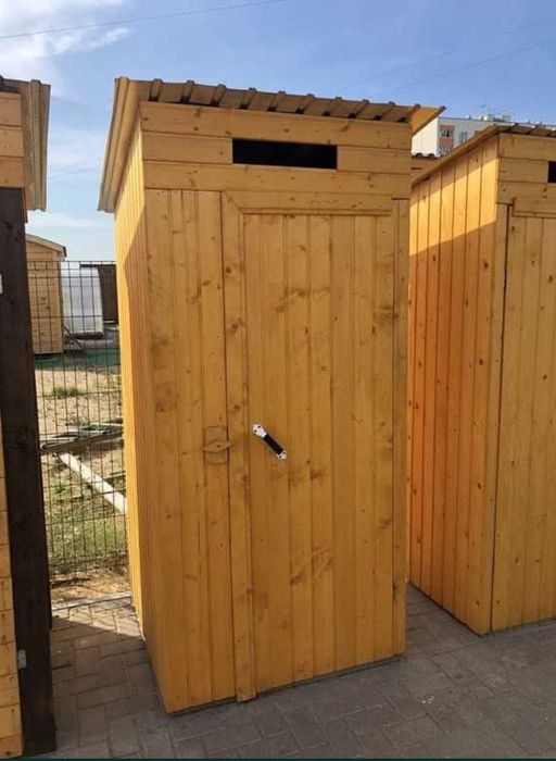 Уличный Деревянный туалет