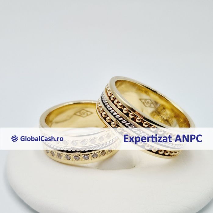 Verighete din aur de 14k, 17.33g | GlobalCash.ro #CF92318