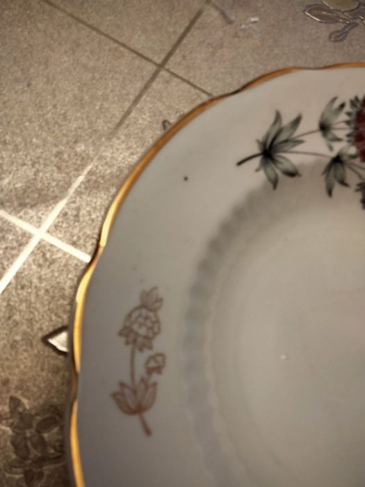 Тарелки фарфоровые, глубокие. СССР