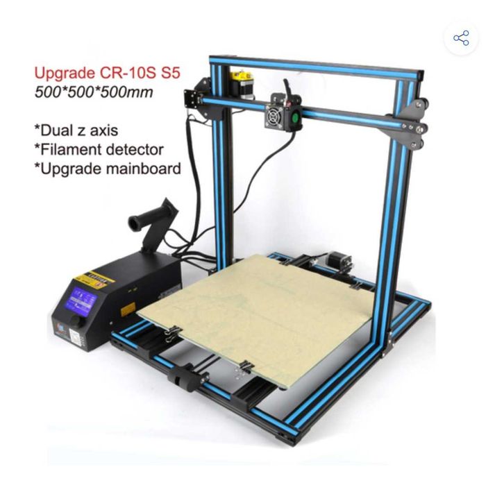 3D Printer/3Д Принтер Creality CR10-S 500 -500х500х500мм Разпродажба