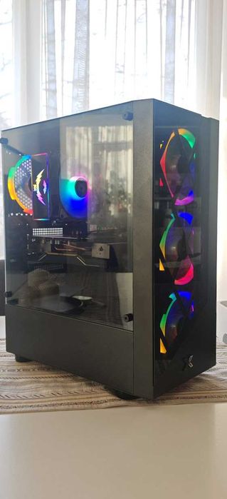 Добро Гейм PC Ryzen 5 5500/16Gb/512GB SSD+500Gb HDD/RX 5600XT/Гаранция