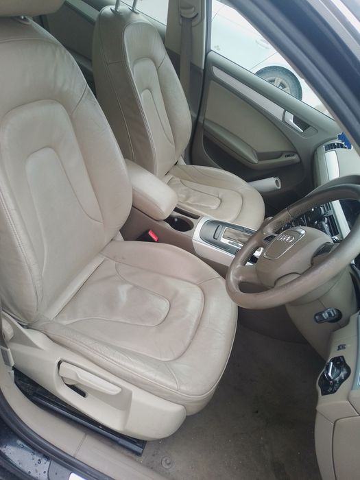 Interior piele crem Audi A4 B8 scaune/ bancheta