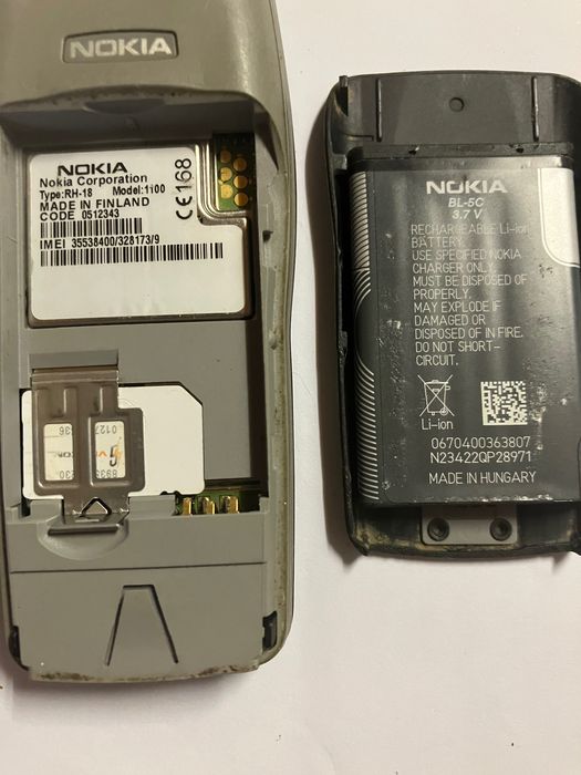 Телефон Nokia 1100 Финландски