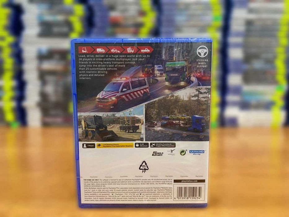 Новый диск Truck and Logistics Simulator PS5 Много Игр
