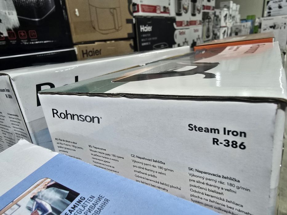 Нова парна ютия Rohnson R-386 2600W