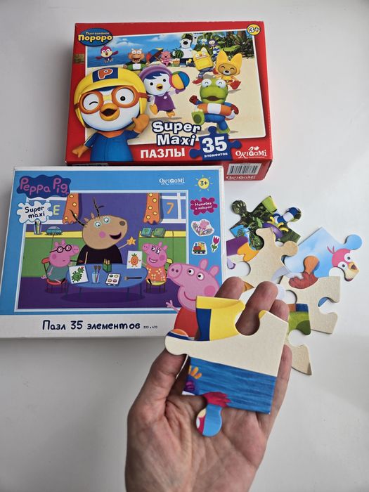 Пазлы крупные (6+ лет) и maxi (3+ лет