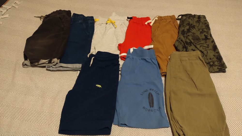 Дрехи за момче 134/140;Къси панталонки за момче;Летни дрехи за момчета