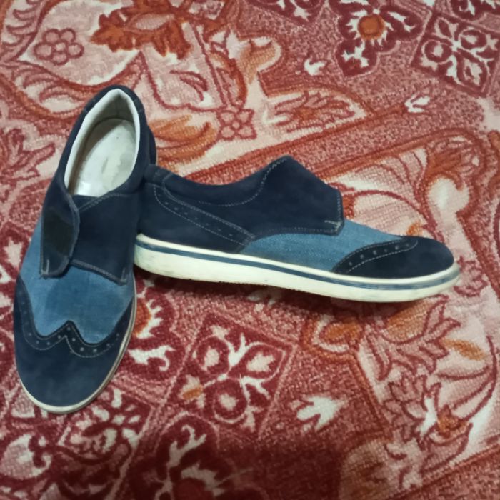 Слипоны.На осенне-зимний период.На резиновой подошве.