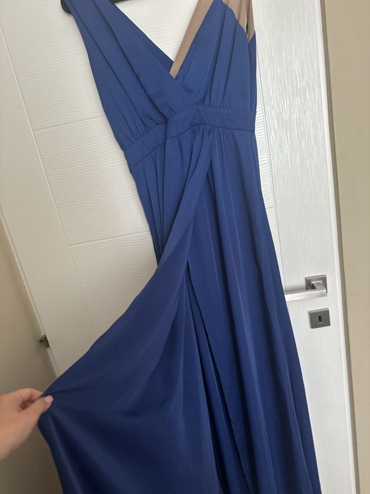 Rochie lunga albastra LYNNE