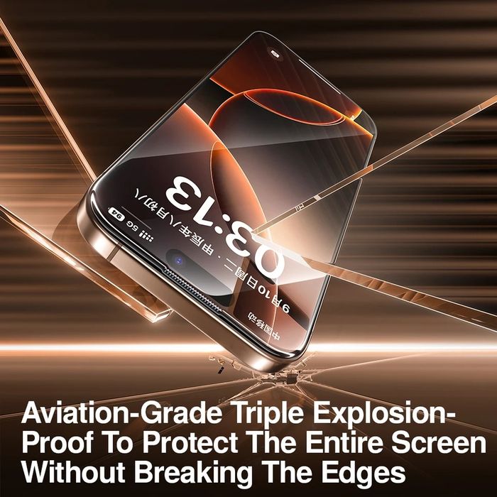 Apple iPhone 17 / Pro / Max / Air / ESD Full Glue Стъклен протектор