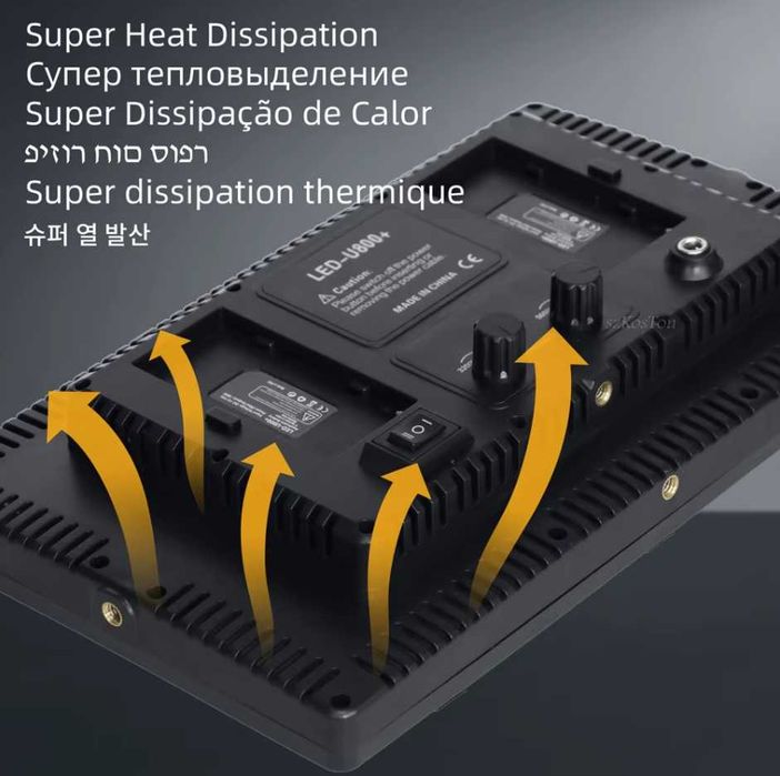 Постоянно лед осветление 50W LED Panel + 2 батерии х 2200ah