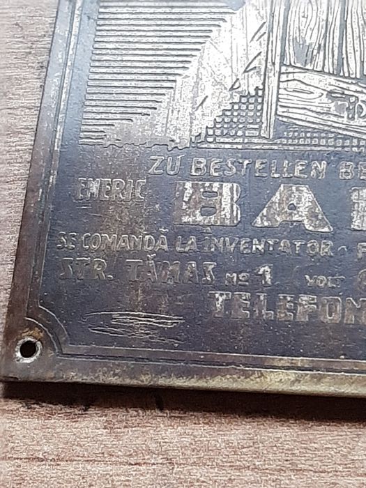 Reclama interbelica Termos