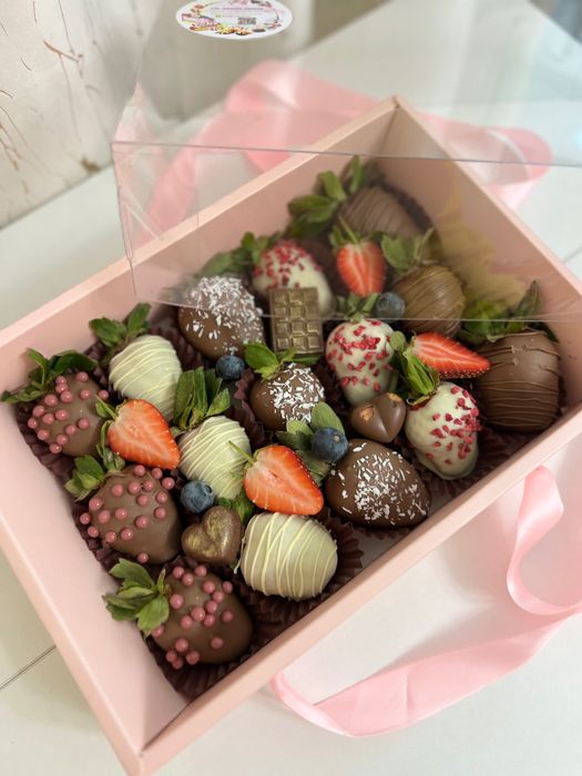 клубника в шоколаде