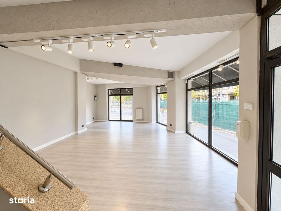 Spațiu comercial 120 mp | Parter + Demisol | Vitrine | Dinicu Golescu