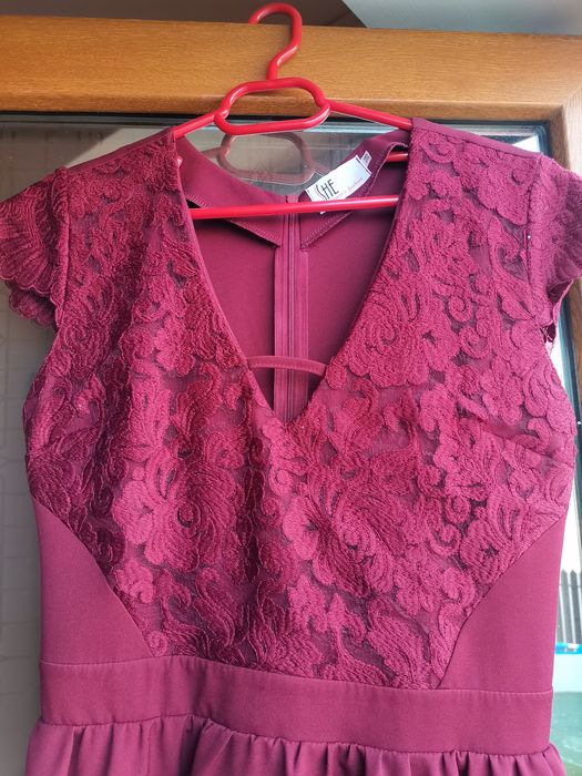 Rochie de ocazie vișiniu M38