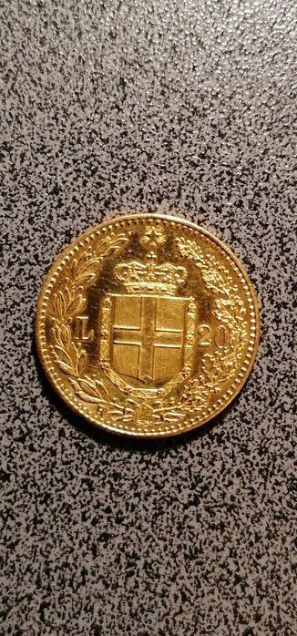 Monedă de aur Re Italia