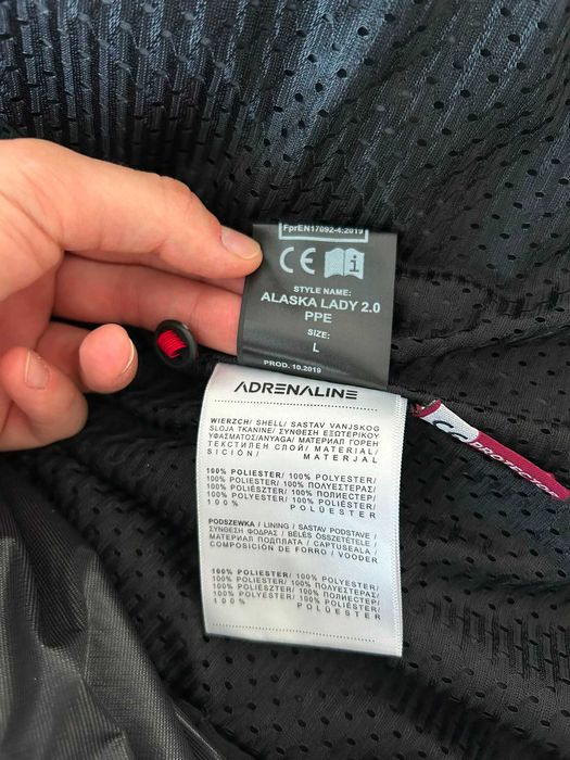 Geacă moto damă Adrenaline Alaska Lady 2.0 mărimea M/L + Mănuși moto