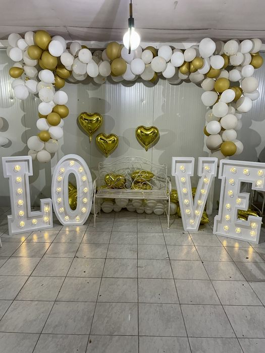 Litere volumetrice luminoase, litere nunta, cifre majorat de inchiriat